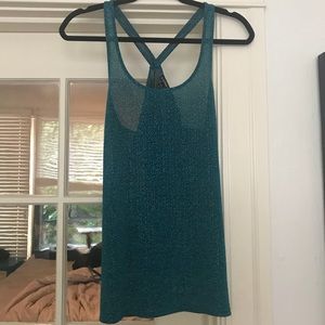 Glittery Top - teal🧜🏽‍♀️